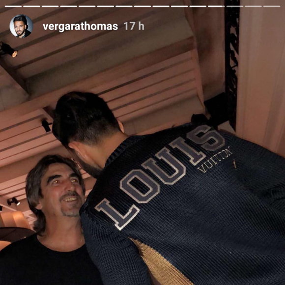 Thomas Vergara fête ses 32 ans avec son papa et Nabilla à Londres - 3 septembre 2018