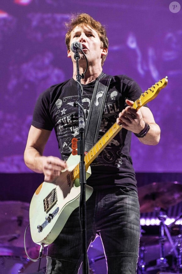 James Blunt en concert à Hanovre, le 21 octobre 2017.