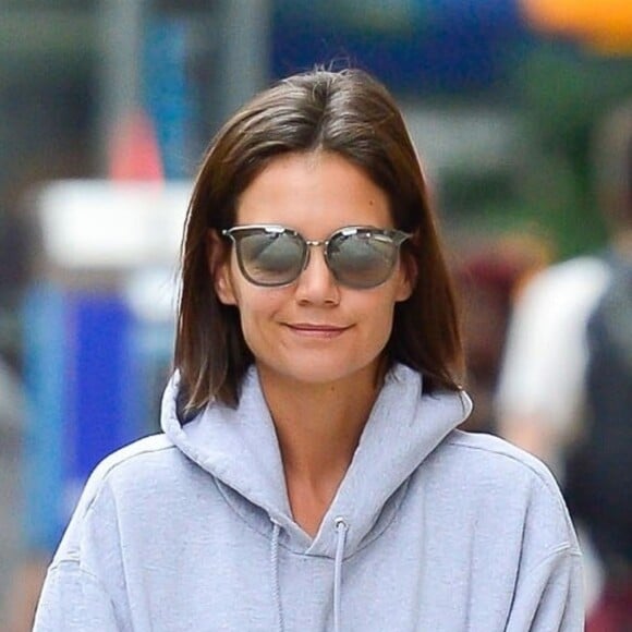 Exclusif - Katie Holmes a été aperçue dans les rues de New York. L'actrice porte un jogging et un sweat, le 31 aout 2018.