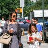Exclusif - Katie Holmes et sa fille Suri Cruise se baladent dans le quartier de Soho à New York le 30 août 2018.