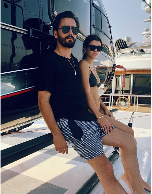 Sofia Richie et Scott Disick. Janvier 2018.