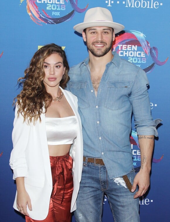 Ryan Guzman et sa compagne Chrysti Ane lors de la soirée FOX's Teen Choice Awards 2018 au The Forum à Inglewood, Californie, Etats-Unis, le 12 août 2018.