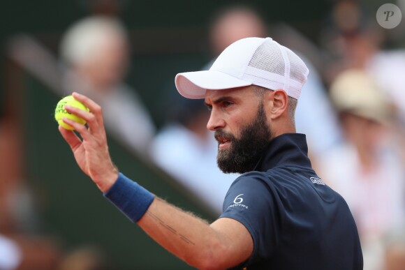 Benoît Paire lors des internationaux de Roland Garros - jour 4 - à Paris, France, le 30 mai 2018. © Cyril Moreau - Dominique Jacovides/Bestimage