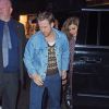 Ryan Gosling et sa compagne Eva Mendes quittent l'after party de Saturday Night Live à New York. Le 1er octobre 2017.