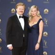 Jesse Plemons et sa fiancée Kirsten Dunst au 70ème Primetime Emmy Awards au théâtre Microsoft à Los Angeles, le 17 septembre 2018.