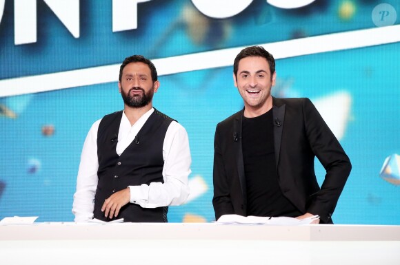 Exclusif -Cyril Hanouna et Camille Combal - Enregistrement de la première émission de la rentrée de Touche pas à mon poste (TPMP) sur C8 à Paris le 5 septembre 2016. © Dominique Jacovides / Bestimage
