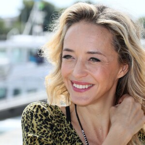 Hélène De Fougerolles pour la série télévisée "Balthazar" au photocall du troisième jour du festival international du film de La Rochelle, France, le 14 septembre 2018. © Patrick Bernard/Bestimage