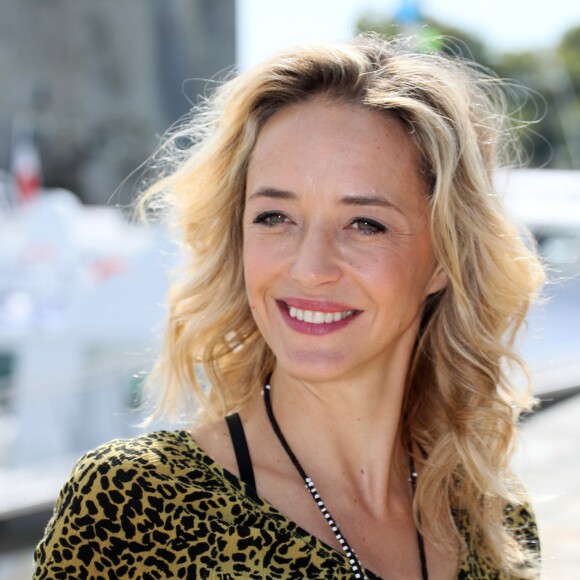 Hélène De Fougerolles pour la série télévisée "Balthazar" au photocall du troisième jour du festival international du film de La Rochelle, France, le 14 septembre 2018. © Patrick Bernard/Bestimage