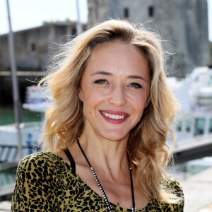 Hélène De Fougerolles pour la série télévisée "Balthazar" au photocall du troisième jour du festival international du film de La Rochelle, France, le 14 septembre 2018. © Patrick Bernard/Bestimage