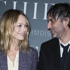 Vanessa Paradis et son compagnon Samuel Benchetrit - Avant-première du film "Chien" au cinéma MK2 Bibliothèque à Paris, France, le 5 mars 2018. © Olivier Borde/Bestimage