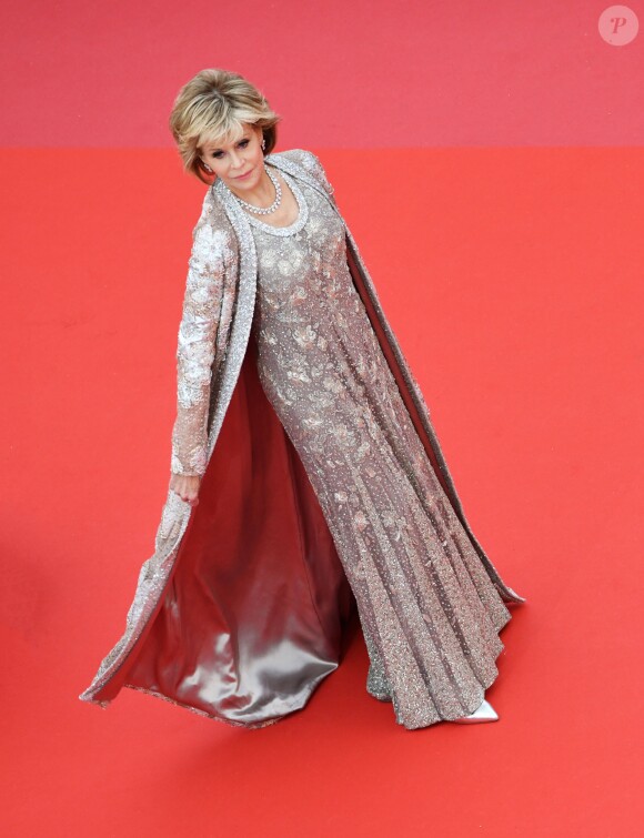 Jane Fonda - Montée des marches du film « Blackkklansman » lors du 71ème Festival International du Film de Cannes. Le 14 mai 2018 © Borde-Jacovides-Moreau/Bestimage