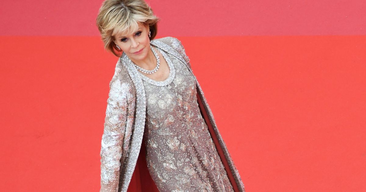 Jane Fonda - Montée des marches du film « Blackkklansman » lors du