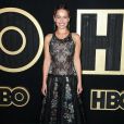 Emilia Clarke lors du photocall lors de l'afterparty HBO des Emmy Awards au Plaza, Pacific Design Center à West Hollywood le 17 septembre 2018.