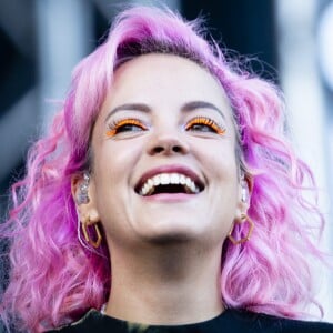 Lily Allen sur scène lors du Way out Music Festival à Göteborg, Suède le 9 août 2018.