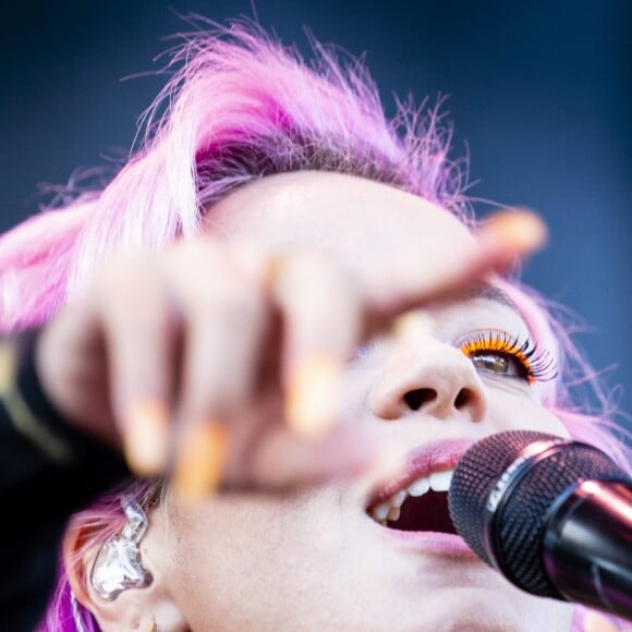 Lily Allen sur scène lors du Way out Music Festival à Göteborg, Suède le 9 août 2018.