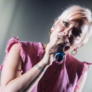 Lily Allen en concert au Music Hall of Williamsburg à Brooklyn, le 23 avril 2018.