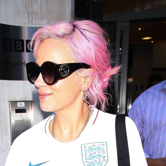 Lily Allen à Londres, le 11 juillet 2018.