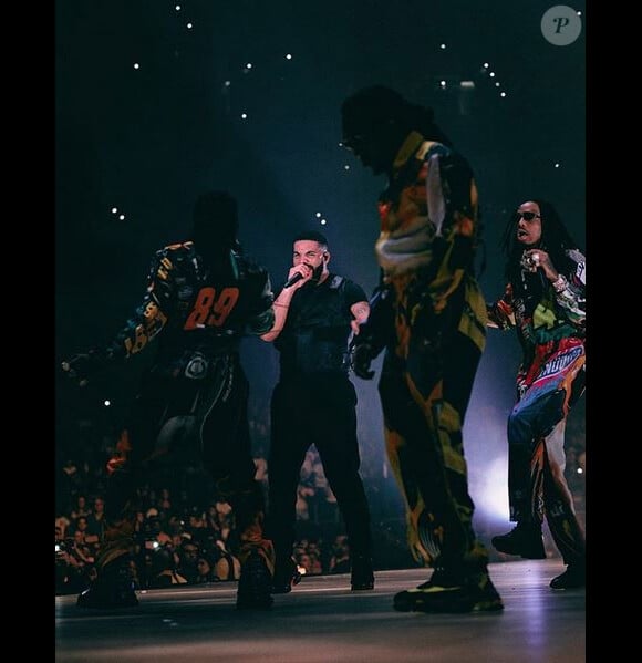 Drake et Migos en concert. Septembre 2018.