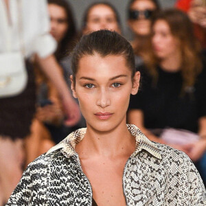 Bella Hadid - Défilé Tod's, collection printemps-été 2019 à Milan. Le 21 septembre 2018.