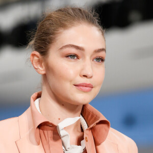 Gigi Hadid - Défilé Tod's, collection printemps-été 2019 à Milan. Le 21 septembre 2018.