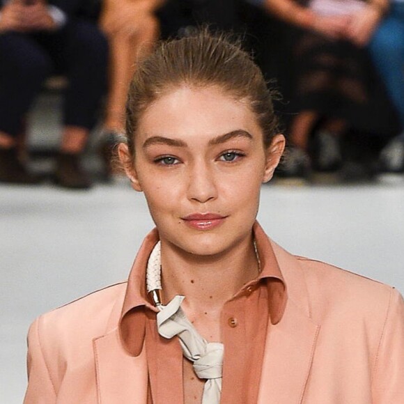 Gigi Hadid - Défilé Tod's, collection printemps-été 2019 à Milan. Le 21 septembre 2018.