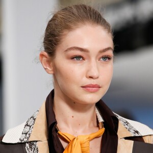 Gigi Hadid - Défilé Tod's, collection printemps-été 2019 à Milan. Le 21 septembre 2018.