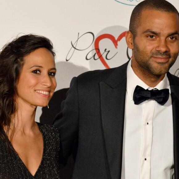 Exclusif - Tony Parker (président du festival Lyon gagne avec ses femmes) et sa femme Axelle Francine - Soirée "Par Coeur Gala" à l'Abbaye de Collonges à Lyon, France, le 14 septembre 2018. © Romain Doucelin/Bestimage