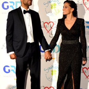 Exclusif - Tony Parker (président du festival Lyon gagne avec ses femmes) et sa femme Axelle Francine - Soirée "Par Coeur Gala" à l'Abbaye de Collonges à Lyon, France, le 14 septembre 2018. © Romain Doucelin/Bestimage