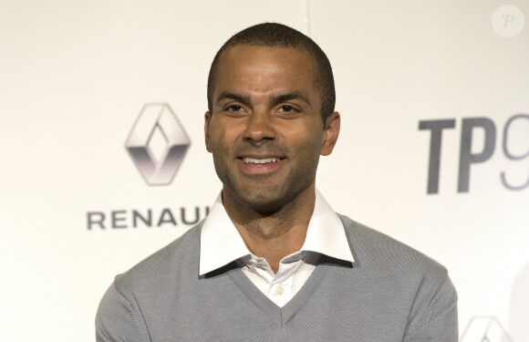 Tony Parker participe à une conférence de presse pour la présentation de la nouvelle campagne du Renault Koleos à Buenos Aires en Argentine le 20 juillet 2017.