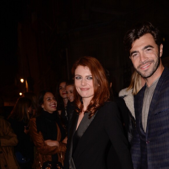 Elodie Frege and Gian Marco attending the ETAM Fashion Show during Paris Fashion Week Womenswear Spring - Summer 2019 held in Paris, France on September 25, 2018. Photo by Julien Reynaud/APS-Medias/ABACAPRESS.COM25/09/2018 - Paris