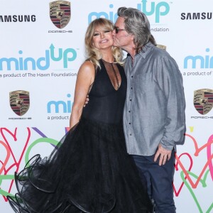 Goldie Hawn et son mari Kurt Russell à la soirée de gala de la fondation "The Hawn" à Los Angeles le 3 novembre 2017.