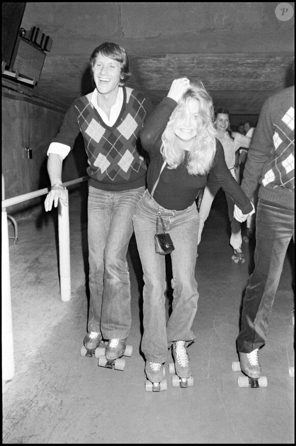 Yves Rénier et Goldie Hawn à Paris, le 17 mars 1980.