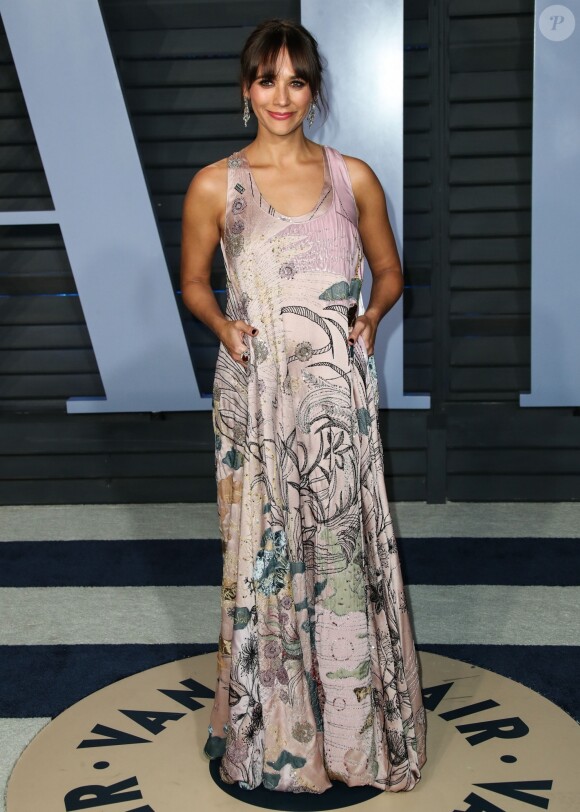 Rashida Jones à la soirée Vanity Fair Oscar au Wallis Annenberg Center à Beverly Hills, le 4 mars 2018