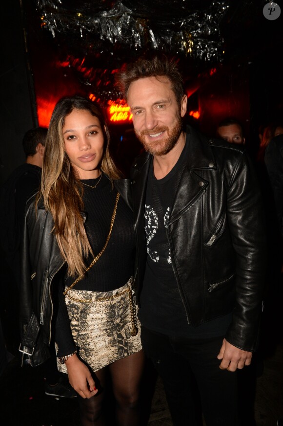 Exclusif - David Guetta et sa compagne Jessica Ledon - People au club "L'Arc" à Paris le 26 septembre 2018. © Rachid Bellak / Bestimage