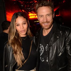 Exclusif - David Guetta et sa compagne Jessica Ledon - People au club "L'Arc" à Paris le 26 septembre 2018. © Rachid Bellak / Bestimage