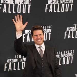 Tom Cruise à la première de "Mission Impossible: Fallout" à Washington, D.C, le 22 juillet 2018.
