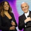 Exclusif - Amel Bent et Charles Aznavour - Enregistrement de l'émission "Hier Encore", presentee par Virginie Guilhaume et diffusée sur France 2 en prime time le 1er fevrier, à l'Olympia à Paris. Le 9 janvier 2014.