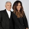 Exclusif - Charles Aznavour et Amel Bent - Studio de l'émission "Hier Encore", presentée par Virginie Guilhaume et diffusée en prime time sur France 2 le 1er février, à l'Olympia à Paris. Le 9 janvier 2014.