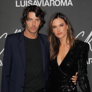 Alessandra Ambrosio et son compagnon Nicolo Oddi - Lancement du 13ème CR Fashion Book de Carine Roitfeld en collaboration avec LuisaViaRoma à la Monnaie de Paris, le 1er octobre 2018. © Veeren/CVS/Bestimage