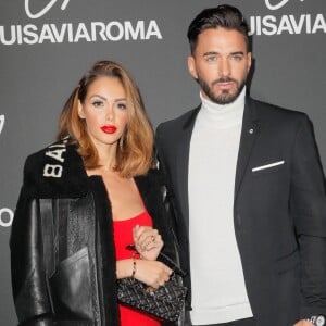 Nabilla Benattia et son fiancé Thomas Vergara - Lancement du 13ème CR Fashion Book de Carine Roitfeld en collaboration avec LuisaViaRoma à la Monnaie de Paris, le 1er octobre 2018. © Veeren/CVS/Bestimage