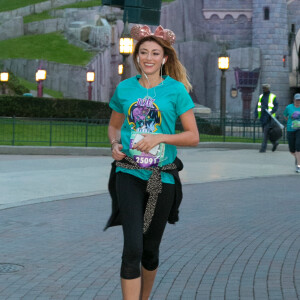 Rachel Legrain-Trapani (Miss France 2007) lors du Disneyland Paris 10k pendant la 3ème édition du Disneyland Paris Magic Run Weekend, à Coupvray, France, le 22 septembre 2018.