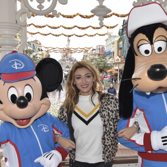 Rachel Legrain-Trapani (Miss France 2007) pendant la 3ème édition du Disneyland Paris Magic Run Weekend, à Coupvray, France, le 22 septembre 2018.