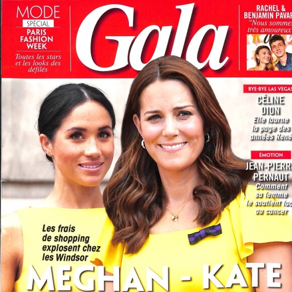 Couverture du magazine "Gala" en kisoques le 3 octobre 2018.