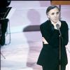 Charles Aznavour sur scène en mars 1986.