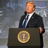 Le président Donald Trump s'exprime lors du "National Electrical Contractors Convention" à Philadelphie le 2 Octobre 2018