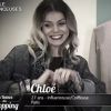 Chloé dans 'Les Reines du shopping", M6, 6 octobre 2018