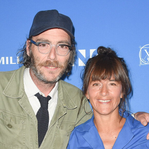 Philippe Rebbot (réalisateur) et Romane Bohringer (réalisatrice) (Valois Canal+ du public) pour le film "L'Amour Flou" lors de la clôture de la 11ème édition du festival du Film Francophone d'Angoulême, France, le 26 août 2018. © Coadic Guirec/Bestimage