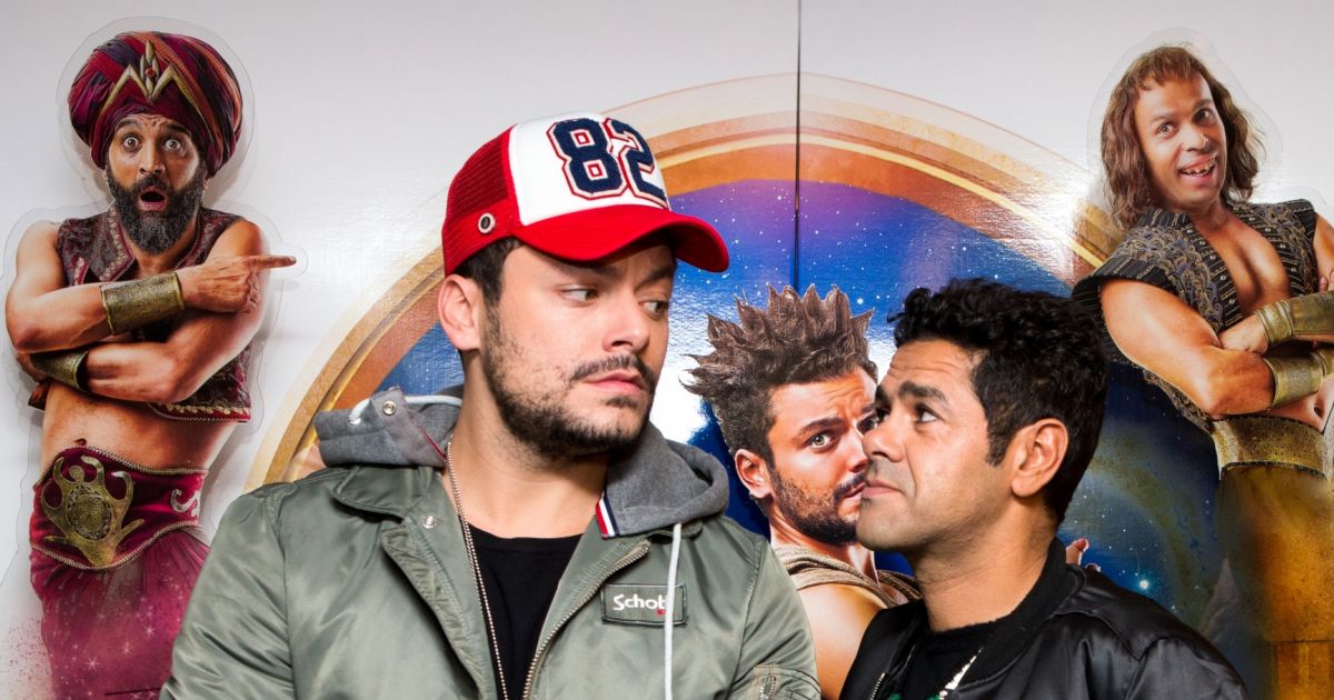 Exclusif Jamel Debbouze Et Kev Adams Lors De L Avant Premi Re Du Film