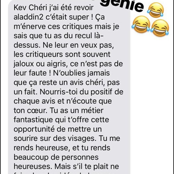 Capture de la story de Kev Adams le 10 octobre 2018.