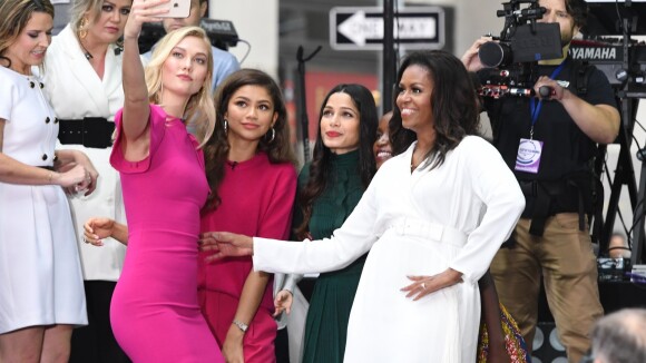 Michelle Obama : Bain de foule avec la future belle-soeur d'Ivanka Trump